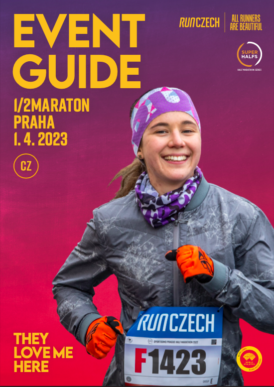 Event guide CZ cover  1/2Maraton Praha 2023