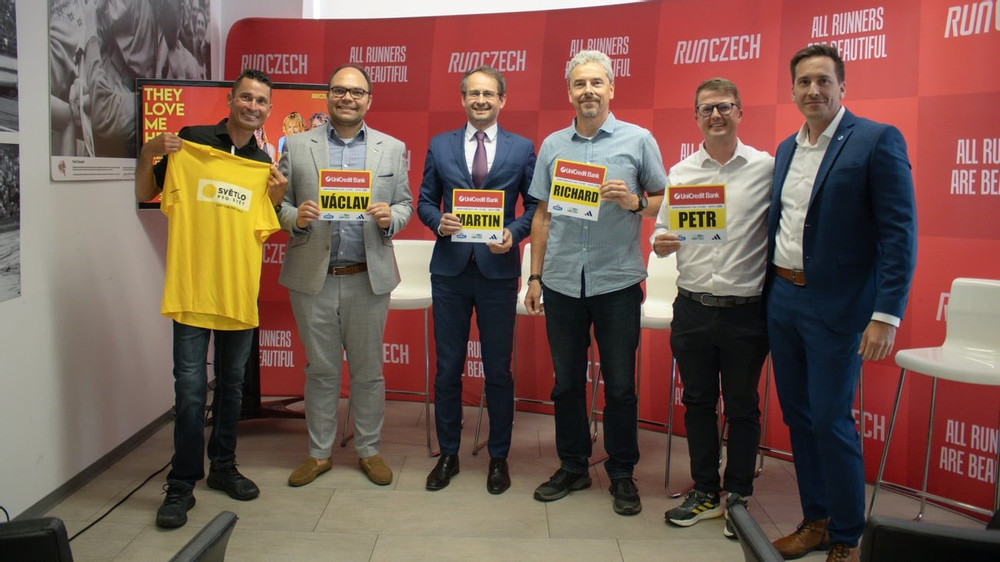 press conference of UniCredit Prague Relay 2023