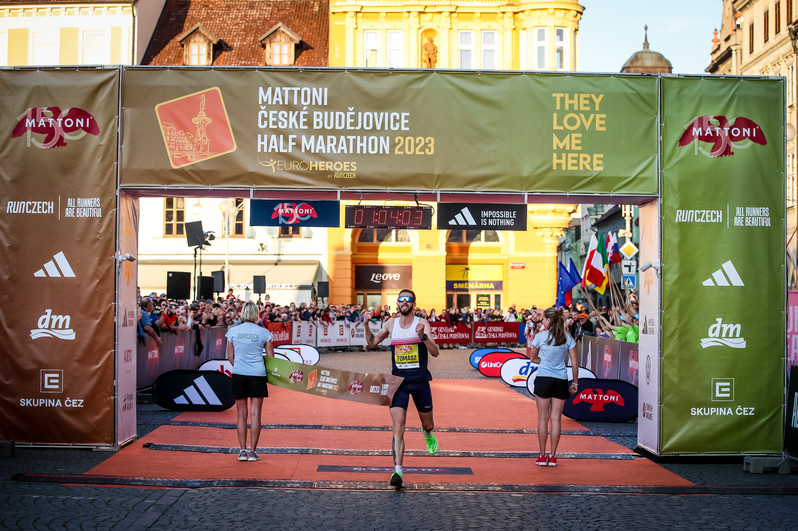 Mattoni České Budějovice Half Marathon winner 2023